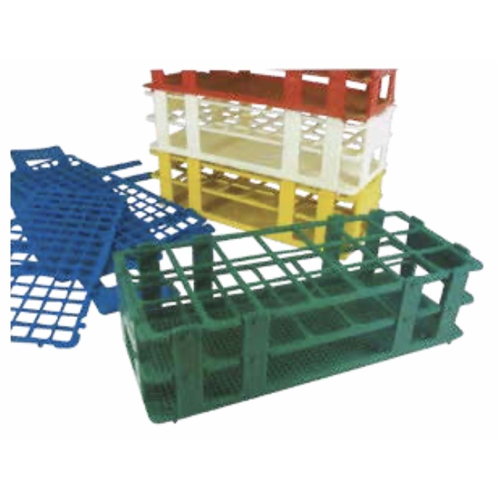 TÜP SPORU , 16 MM TÜPLER İÇİN , 60 TÜPLÜK , KIRMIZI , PLASTİK