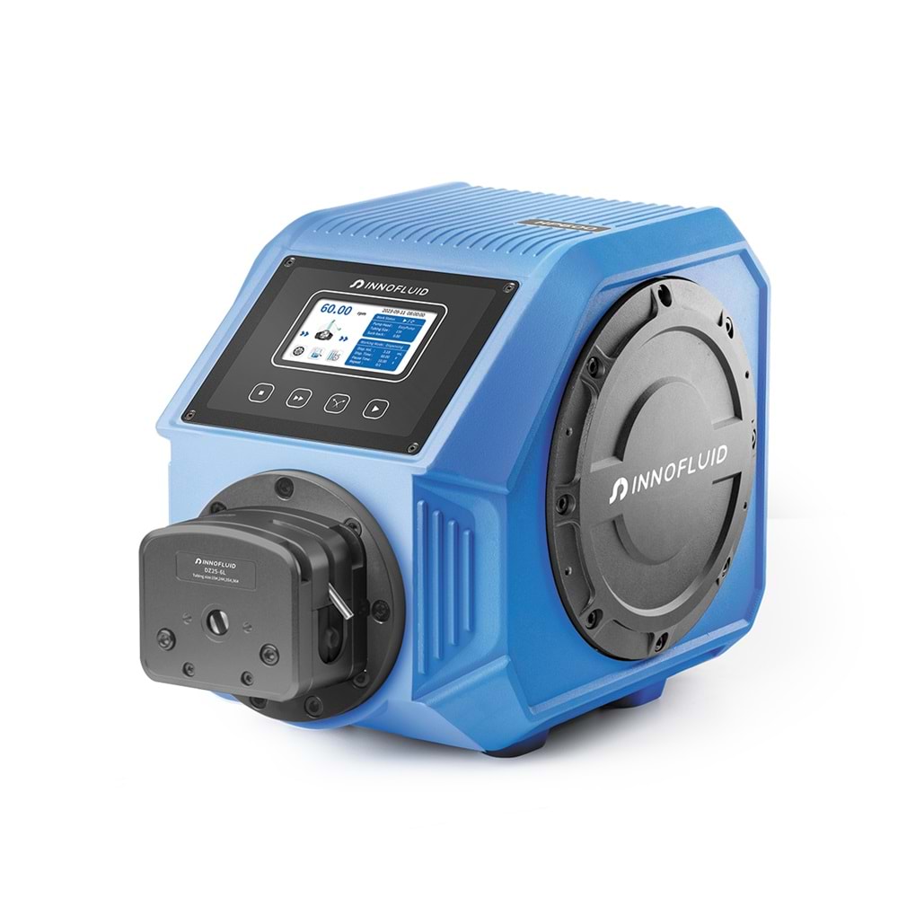PERİSTALTİK POMPA , INNOFLUID, IP67 , HP 600 , 0.1 ~ 600 Rpm , 2 x DZ25-6L (PPS) Başlıkla , 0.3 ~ 6000 ML/Min