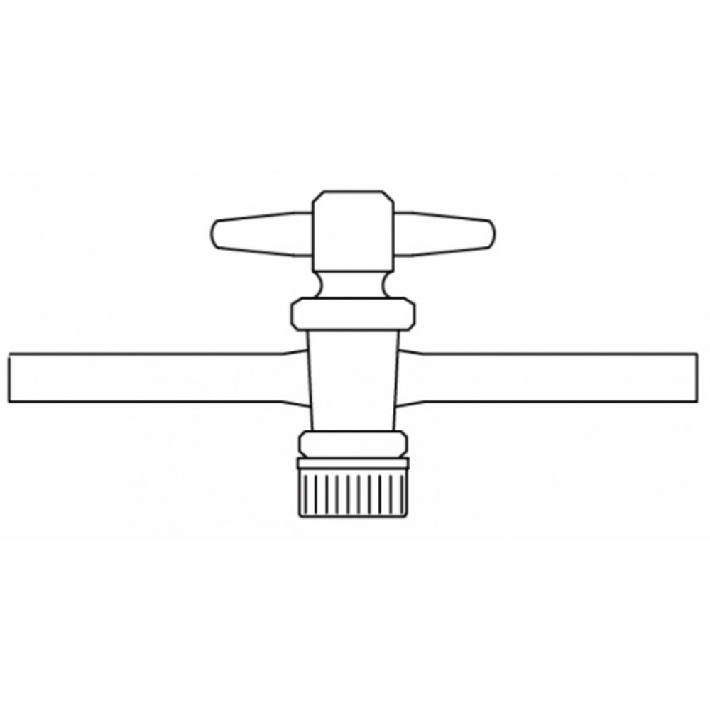 MUSLUK , TEK YOLLU , PTFE , VİDALI VE CONTALI , NS : 12.5