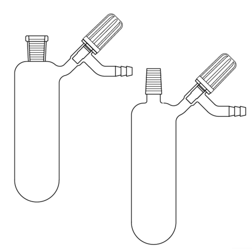 AZOT ( SCHLENK ) TÜPÜ , 100 ML , VALF MUSLUKLU , DİŞİ NS : 14.5/23
