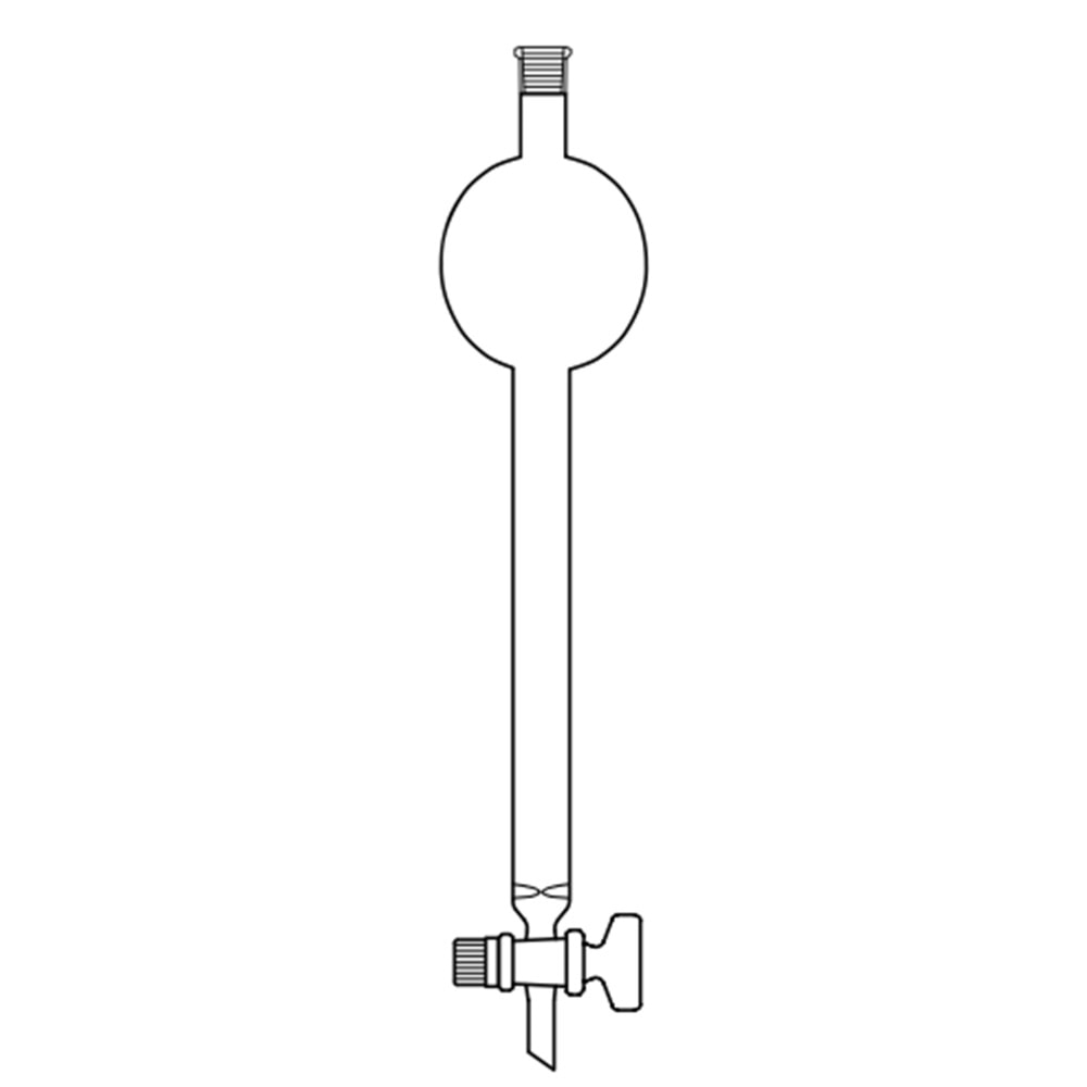 KROMATOGRAFİ KOLONU , 20 MM * 40 CM , 250 ML HAZNELİ , CAM MUSLUKLU