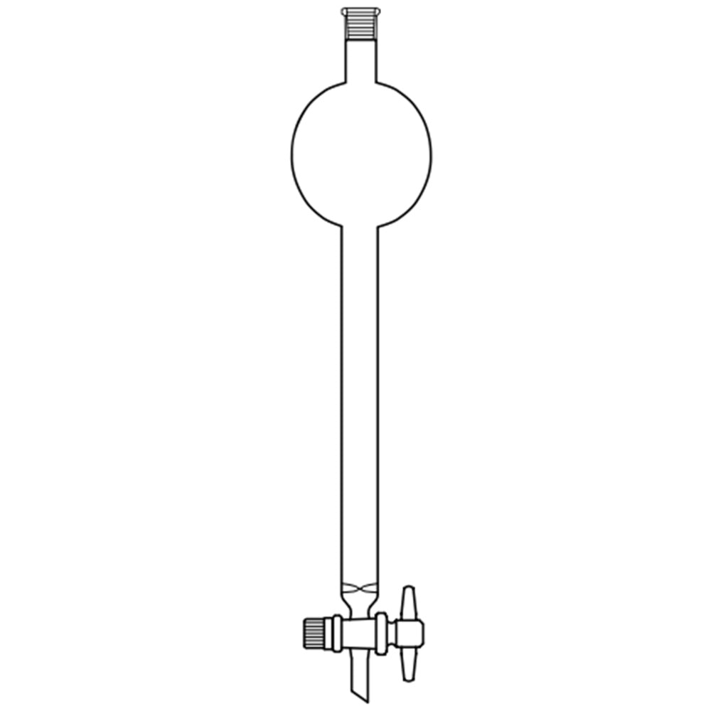 KROMATOGRAFİ KOLONU , 20 MM * 40 CM , 250 ML HAZNELİ , PTFE MUSLUKLU