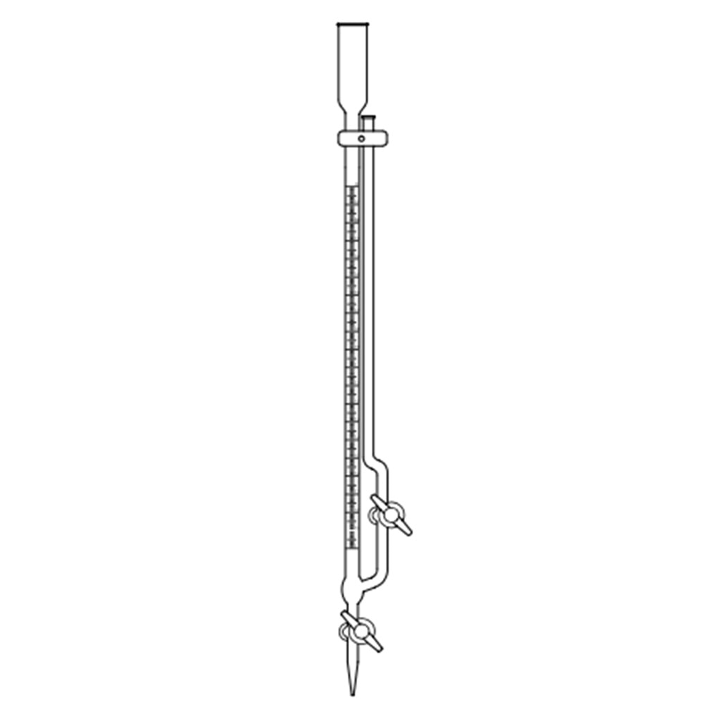 BÜRET , MİKRO , 10 ML , PTFE MUSLUKLU