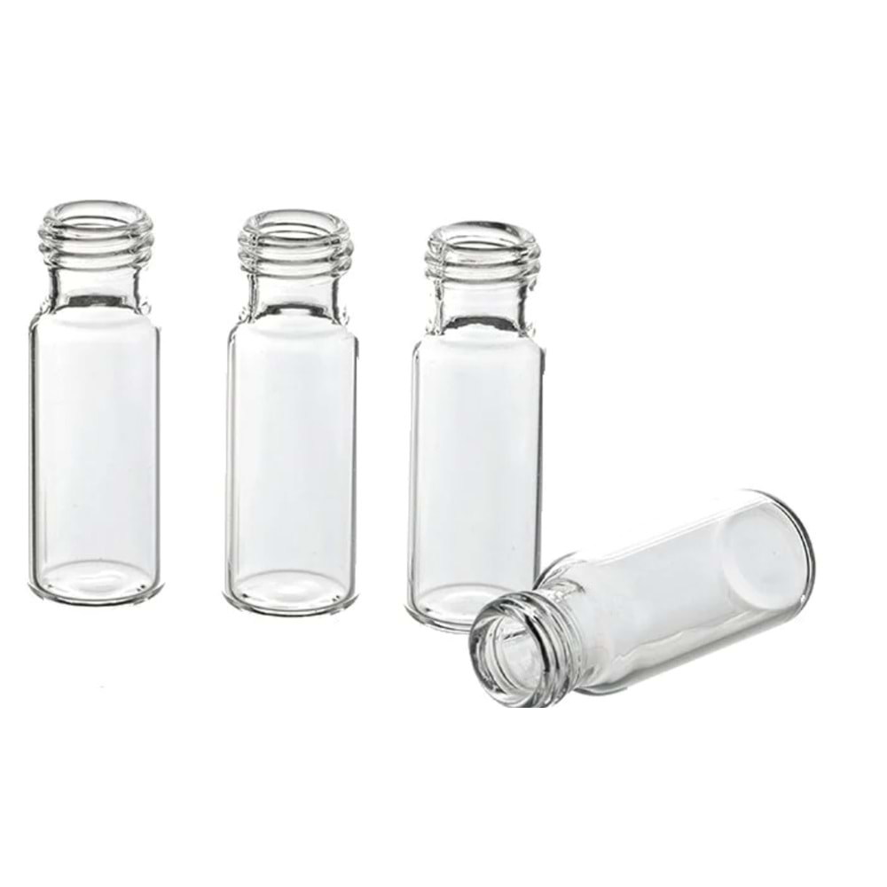 VİAL , 20 ML , ŞEFFAF , VİDA KAPAKLI