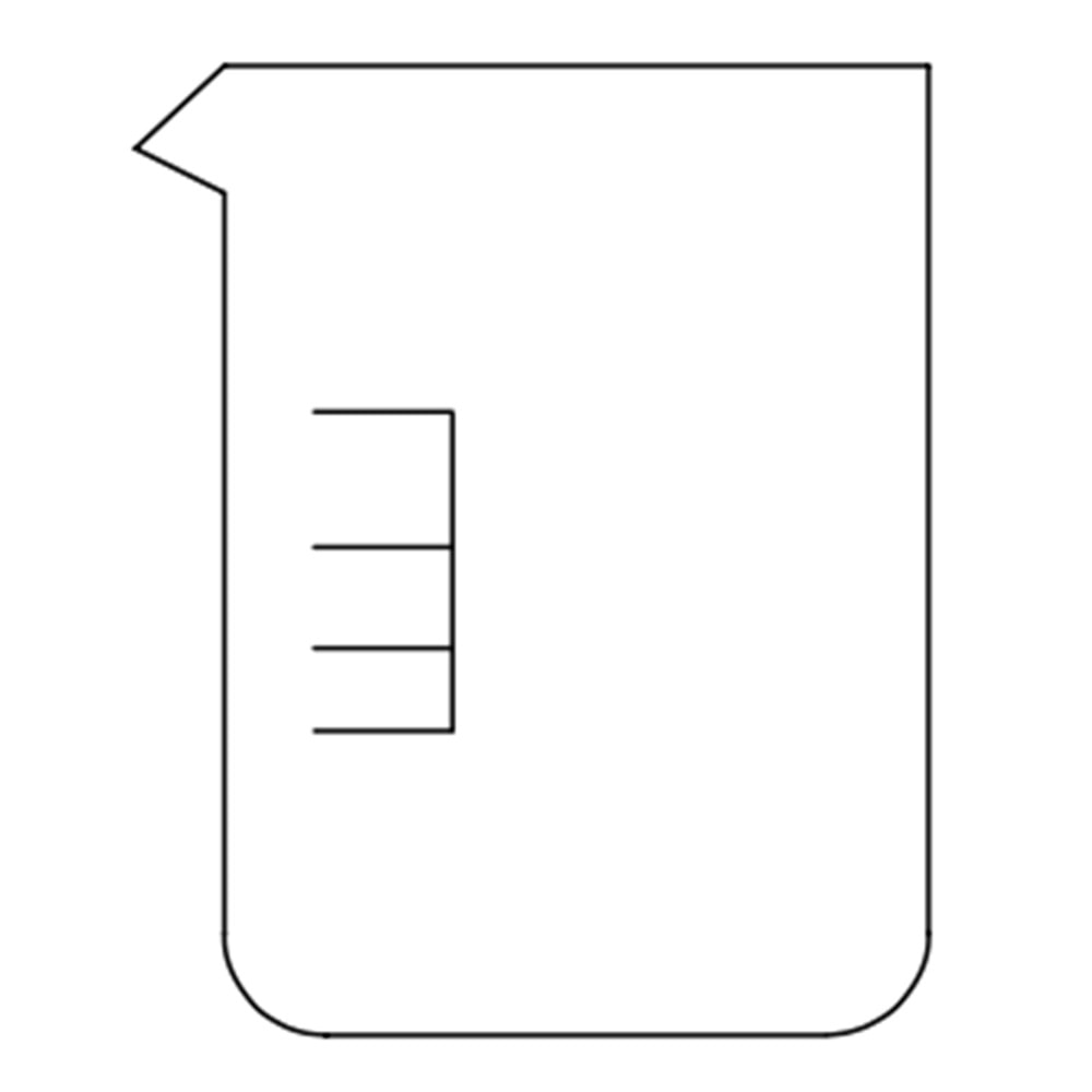 BEHER , 150 ML , KISA FORM , QUARTZ