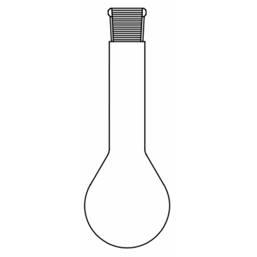 KJELDAHL BALONU , 100 ML , NS : 19/26 , QUARTZ