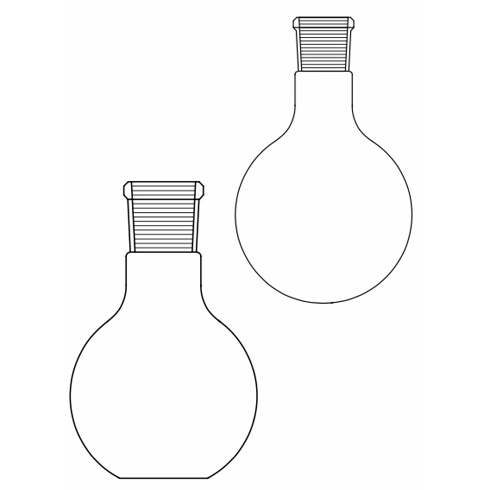 BALON , 100 ML , DD , NS : 19/26 , QUARTZ