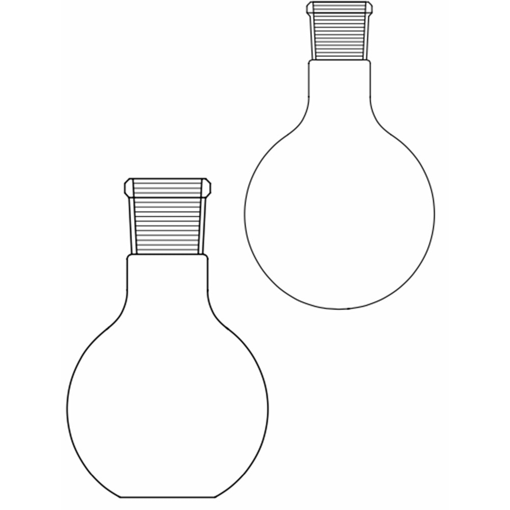 BALON , 25 ML , DY , NS : 19/26 , QUARTZ