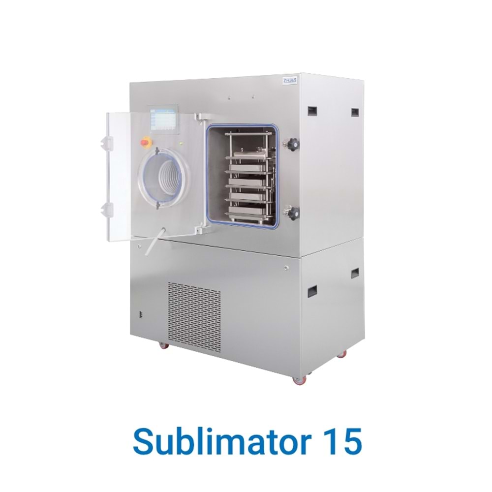 LİYOFİLİZATÖR , ZİRBUS , SUBLİMATOR , 1.12 m2 , -50 C , FULL SET