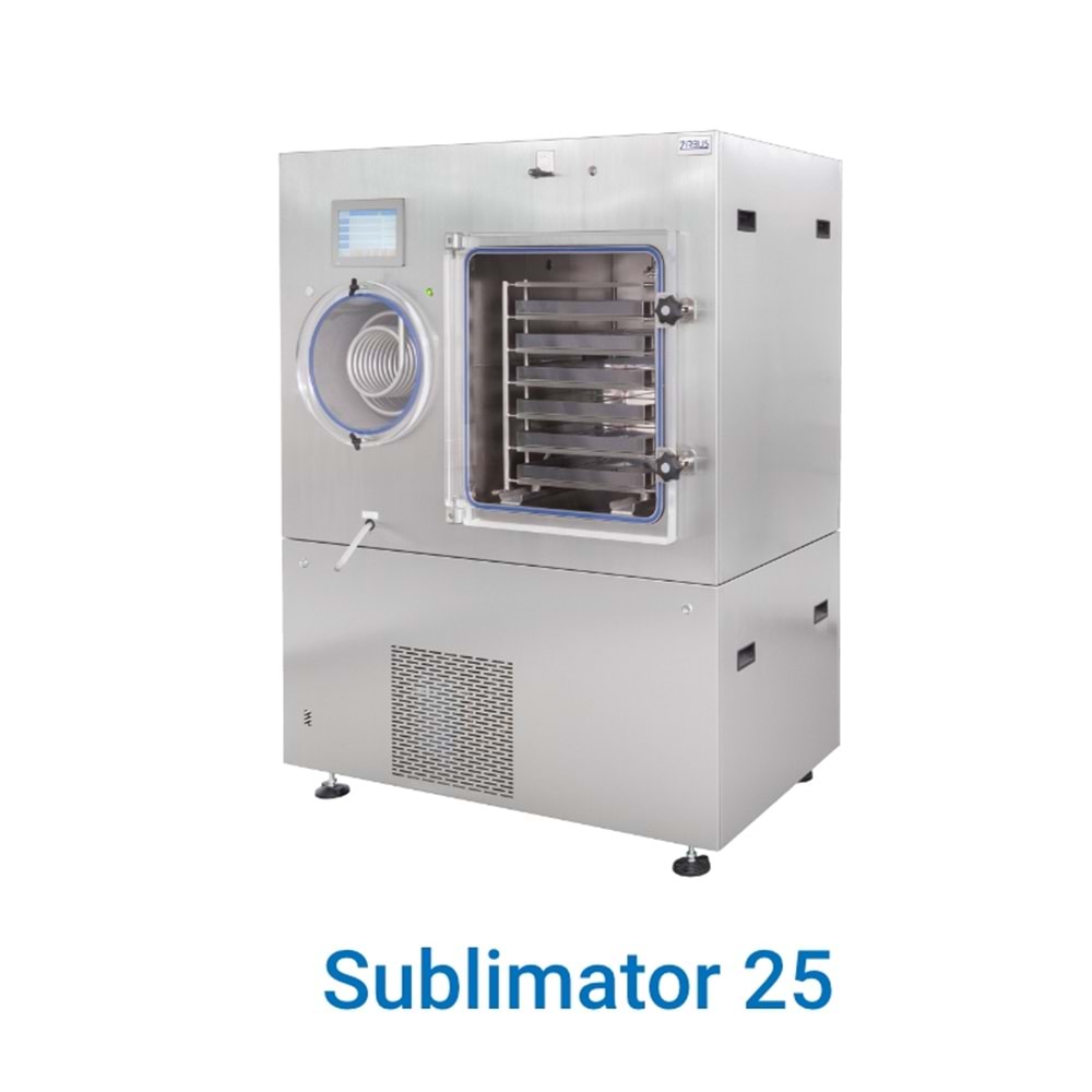 LİYOFİLİZATÖR , ZİRBUS , SUBLİMATOR , 2.02 m2 , -50 , FULL SET