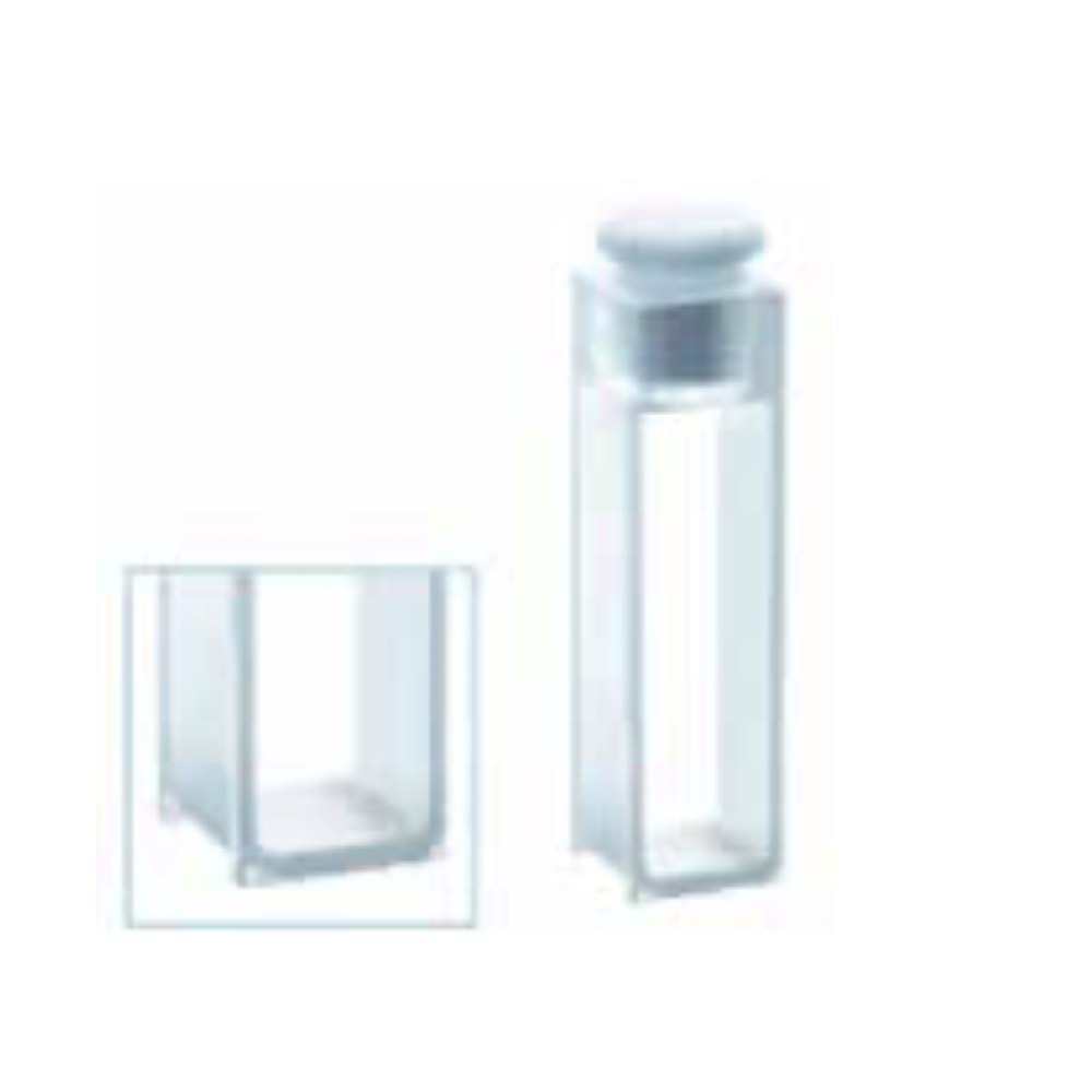 SPEKTROFOTOMETRE KÜVETİ , 35.00 ML - 100 MM IŞIK YOLLU , GLASS , TQP