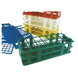 TÜP SPORU , 25 MM TÜPLER İÇİN , 24 TÜPLÜK , KIRMIZI , PLASTİK