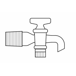 MUSLUK , ŞİLİFLİ , PTFE , NS : 29/32