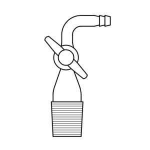 ŞİLİFLİ MUSLUK , PTFE MUSLUKLU , ERKEK NS : 29/32