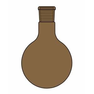 BALON , 500 ML , DY , AMBER , NS : 14.5/23