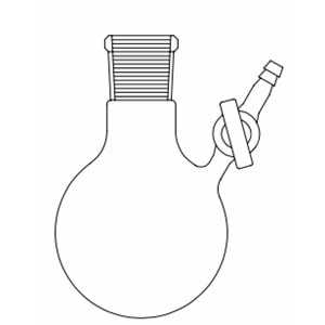 AZOT ( SCHLENK ) BALONU , 500 ML , CAM MUSLUKLU , NS : 29/32