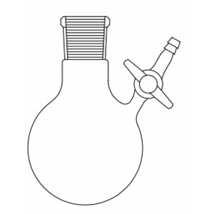 AZOT ( SCHLENK ) BALONU , 250 ML , PTFE MUSLUKLU , NS : 29/32