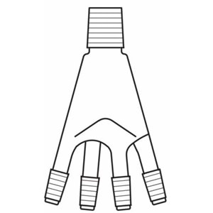 DİST FRAK.TOP.BAŞ. , DİST DAĞITICI , 50 ML , NS : 19/26 - 4 * 14.5/23
