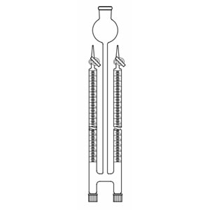 HOFFMANN ELEKTROLİZ BÜRETİ , 25 ML