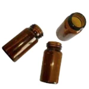VİAL , 40 ML , AMBER , VİDA KAPAKLI , TAKSİMATLI