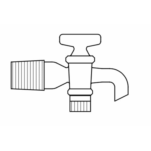 MUSLUK , ŞİLİFLİ , PTFE , NS : 19/26