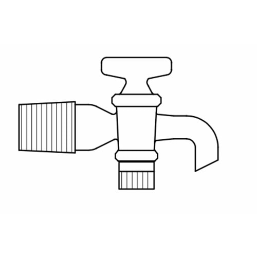 MUSLUK , ŞİLİFLİ , PTFE , NS : 24/29