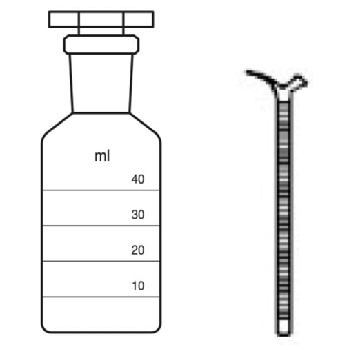 HiDROMETRE BÜRETİ , 40 ML , NS : 19/26 , MUSLUKLU