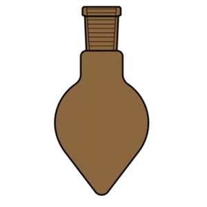 BALON , 100 ML , KALP TİPİ , AMBER , NS : 29/32